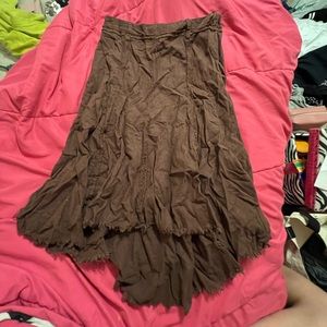 Long brown skirt - womens- brand new - size medium